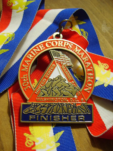 Marine Coprs Marathon, Washington DC - Finisher Medal