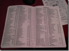 Beer Menu