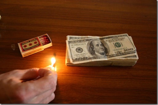 Burning Money