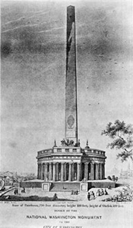 Sketch of the proposed monument - 1836