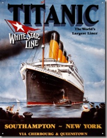 Titanic Travel Poster