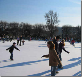 Skating at the National Gallery of Art