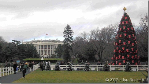 National Christmas Tree and the White House