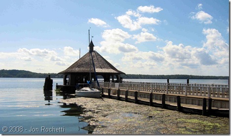 George Washington's Mt Vernon - Pier on the Potomac River - sm