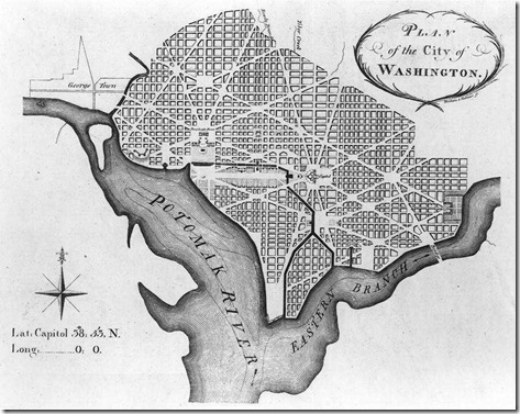 Old DC map - circa 1810
