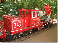 Miniature Train at Burke Lake in Virginia
