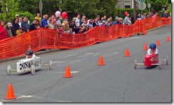Soap Box Derby Racers - side by side