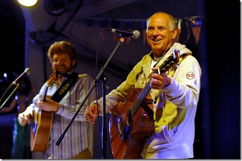 Jimmy Buffett performing