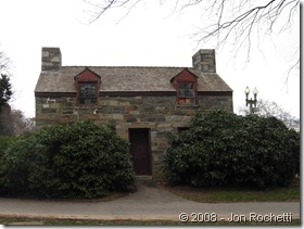 Lock Keeper House - rear - on Constitution Ave - Washington DC