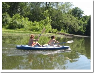 Kiaking on the Shenandoah River