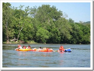 Tubing on the Shenandoah River