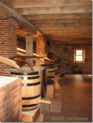 Washington's Distillary interior