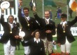 Eventing World Championships winning team New Zealand - ©Kit Houghton / FEI