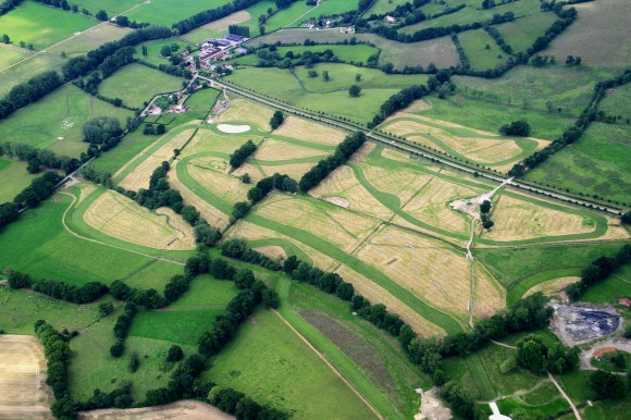 A new cross country course at Le Pin National Stud 