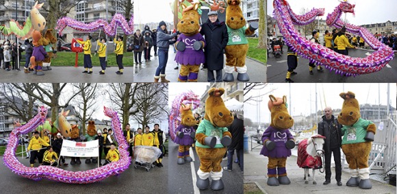 The Organising Committee celebrate the Chinese New Year in Caen