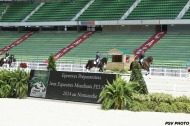 Lap of honor - Grand Prix Freestyle Dressage - test events - 24 June 2014 - ©PSV Photos
