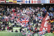 British fans in the Dressage test - ©Sindy Thomas